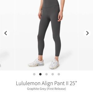 Lululemon Align Leggings 25”